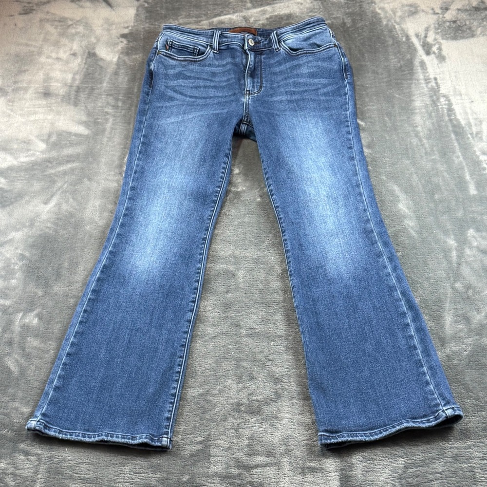 Judy Blue Womens Boot Cut Jeans Medium Wash High Rise JB82621DK Size 11/30